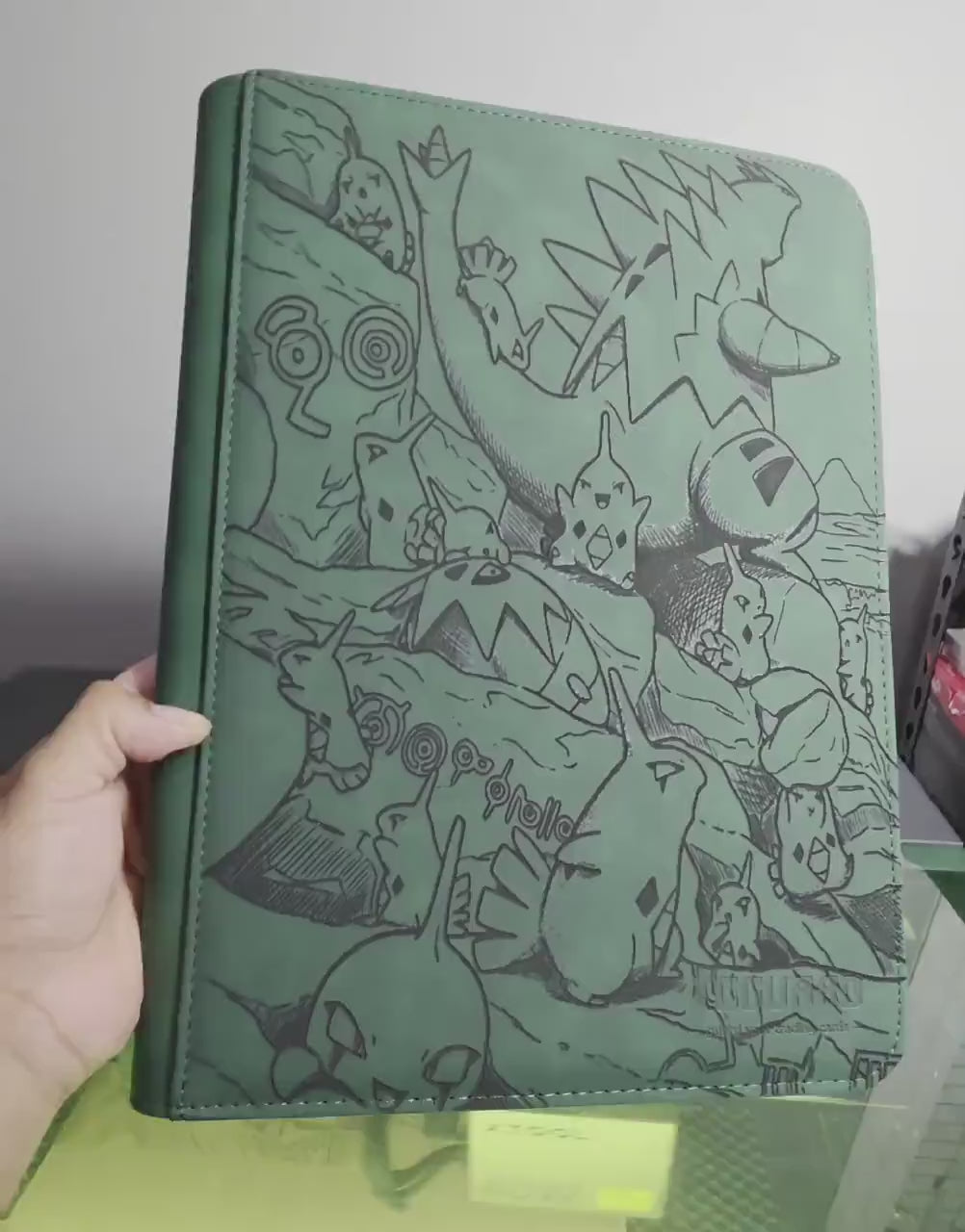 Laser Engraved Tyranitar Vault x Binder or Top Loader Binder